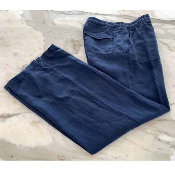 TOMMY BAHAMA BLUE DRAWSTRING LEIGH PANTS 6 NWTS! - Picture 5 of 17